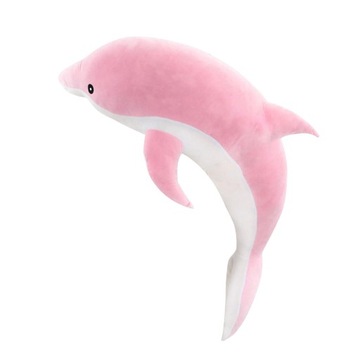 Symulacja delfina pluszowa zabawka pluszowa lalka różowa 50cm