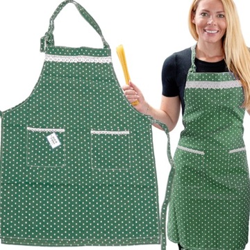 ФАРТУК ЖЕНСКИЙ КУХОННЫЙ, ГАСТРОНОМИЧЕСКИЙ ФАРТУК С КАРМАНАМИ, РЕГУЛИРУЕМЫЙ