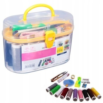 НАБОР ДЛЯ ПРИШИВАНИЯ НИТЬИ ИГЛЫ В КОРОБКЕ