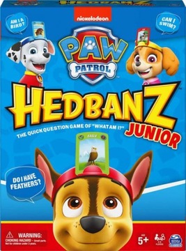 Gra Hedbanz Junior KIM JESTEM ? Psi Patrol wiek 5+