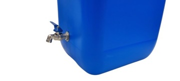 KANISTER ZBIORNIK POJEMNIK BANIAK NA WODĘ 30L z KRANIKIEM + DOZWONIK