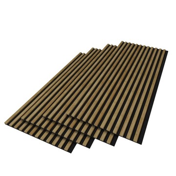 Lamele ścienne na filcu akustyczne ZESTAW 4x 120x60 cm 2,88 m2 Panele dekor
