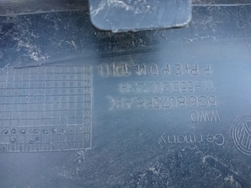 VW Golf 7 GTI Lift HB 5G диффузор заднего бампера