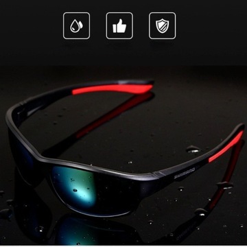 ПОЛЯРИЗОВАННЫЕ велосипедные очки, черные.