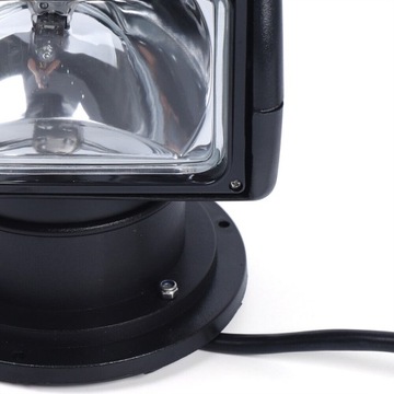 LAMPA SONDY JACHTOWEJ 12V 100 W Z PILOTEM CZARNY