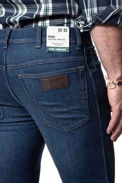 Męskie spodnie jeansowe proste Wrangler TEXAS W30 L32