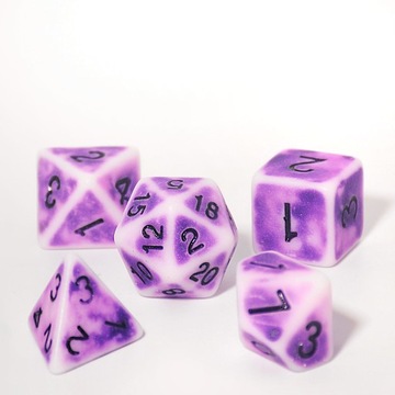 STARE KOŚCI KARCZMARZA ZESTAW 7 KOŚCI KOSTEK RPG