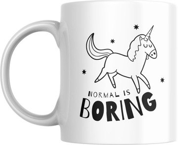 Kubek z nadrukiem JEDNOROŻEC na PREZENT urodziny UNICORN kubek ceramiczny