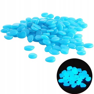 Kamienie Kamyki Świecące Fluorescencyjne 100szt