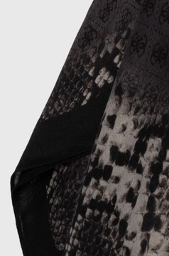 Apaszka damska chusta GUESS szal wzorzysty z logo 92 x 180 cm