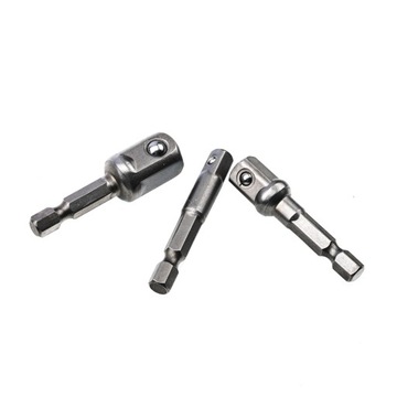 ПЕРЕХОДНИКИ ДЛЯ РОЗЕТОК 50ММ 1/2 3/8 1/4 3 ШТ ROSFIX