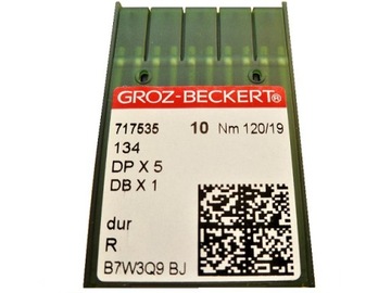 Igły do stębnówki 135x5 DPx5 do tkanin 120R ostre