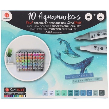 ДВОЙНЫЕ МЕГА-АЛКОГОЛЬНЫЕ МАРКЕРЫ, набор из 60 маркеров Twinmarkers DecoTime 00