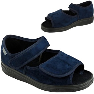 Buty Damskie Kapcie Ortopedyczne Na Rzep Dr Orto 989D00 Zdrowotne Ciepłe 36