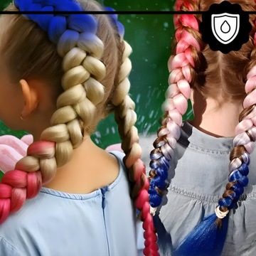 СИНТЕТИЧЕСКИЕ ВОЛОСЫ OMBRE COLOR ДЛЯ МОСТОВ