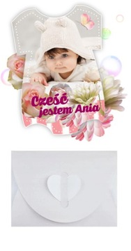 10 ФОТОМАГНИТОВ ДЕНЬ РОЖДЕНИЯ ОДИН ГОД КРЕЩЕНИЕ + КОНВЕРТ