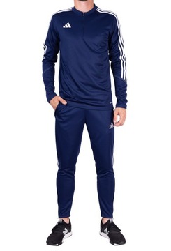 ADIDAS dres męski sportowy komplet spodnie bluza dresy piłkarskie L