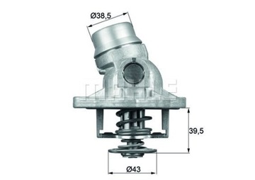 TERMOSTAT TI 32 88 MAHLE