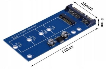 АДАПТЕР M2 SSD SATA3 SATA M.2 NGFF АДАПТЕР