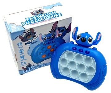 Push Bubble Pop It Sensoryczna Gra Konsola Stitch Zabawka Prezent Dziecko