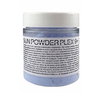 Bioelixire sun powder plex9+ Rozjaśniacz do włosów