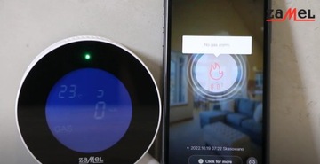Датчик природного газа и сжиженного нефтяного газа Проводной детектор газа с Wi-Fi Tuya Smart