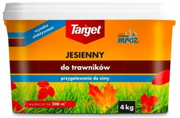 Nawóz wieloskładnikowy Target granulat 4 kg 200m2