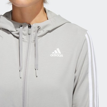 BLUZA DAMSKA ADIDAS 3-STRIPES SPORTOWA ROZPINANA