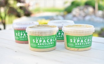 НАБОР ШПАТЛЕВКИ ПО ДЕРЕВО, акрил для дерева, БЕЛЫЙ 300г