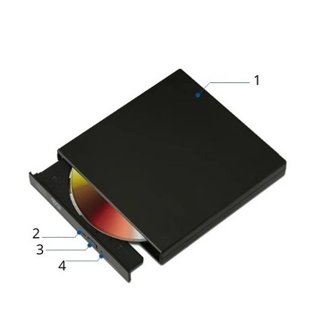 ВНЕШНИЙ ПРИВОД CD-R DVD RV USB-рекордер для портативного плеера для ноутбука