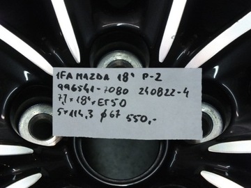 1FA DISK 18 MAZDA 5X114,3 ET50 7J O67 9965417080