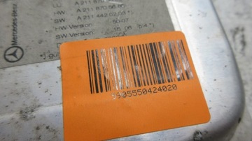 MERCEDES W211 A2118705585 MĚNIČ MODUL SVĚTLA ŘÍZENÍ