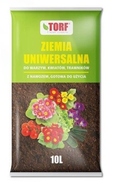 Ziemia UNIW do kwiat warzyw ziół donic 10L JAKOŚĆ