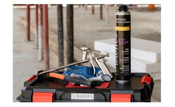 Пистолет для монтажной пены BAUHUS Professional Metal MTL + Cleaner 500