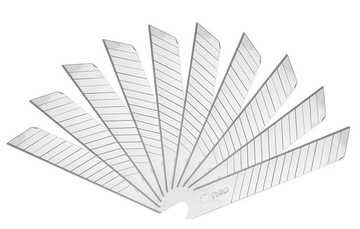 ЗАПАСНЫЕ ЛЕЗВИЯ ДЛЯ НОЖА, СМЕННЫЕ, ВЫДВИЖНЫЕ ИНСТРУМЕНТЫ ДЛЯ ГАСТРОНАМИ 18ММ, 10 ШТ.