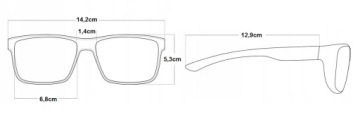 OKULARY ROWEROWE ARCTICA S-336A WENTYLOWANA OPRAWKA LUSTRZANKA