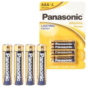 Panasonic Baterie alkaliczne 4x Alkaline LR03/AAA