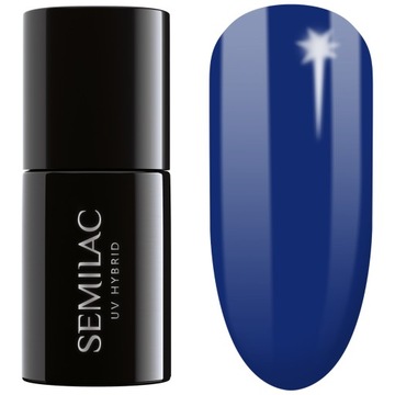 SEMILAC LAKIER HYBRYDOWY 308 FESTIVE BLUE 7ML