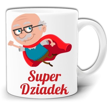 SUPER DZIADEK PREZENT DZIEŃ DZIADKA KUBEK GW616