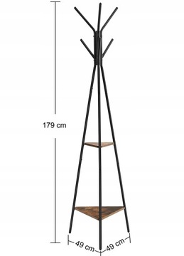 LOFT металлическая вешалка для прихожей.