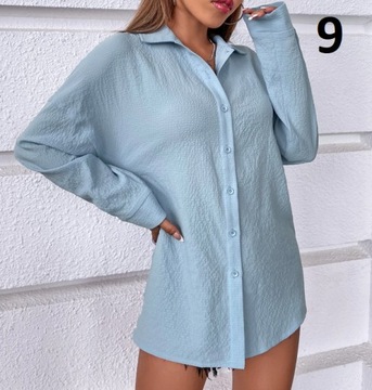 ЭЛЕГАНТНАЯ, МОДНАЯ ЖЕНСКАЯ РУБАШКА, БЛУЗКА, ЦВЕТ M