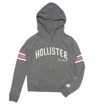 HOLLISTER Damska Bluza z Kapturem Logo r. S 36 / M 38