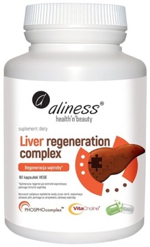 Aliness LIVER REGENERATION complex DETOX WĄTROBY 90 kaps. Sylimaryna