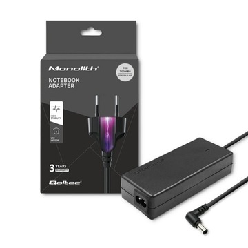 Qoltec Zasilacz z kablem do Toshiba 65W | 19V | 3.42A | 5.5x2.5