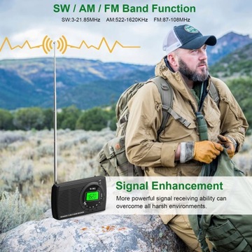 Przenośne radio, małe przenośne radio FM/ AM/ SW