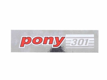 НАКЛЕЙКА ROMET РОЗБОРКА PONY ЧЕРВОНА 301 KAT-K 