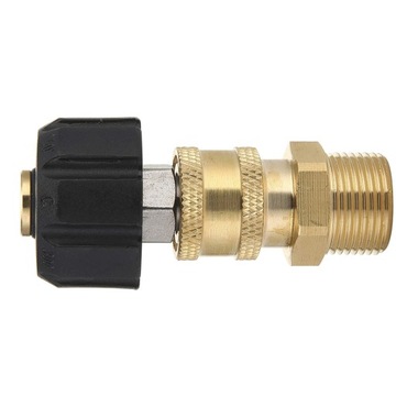 НАБОР ЛАТУННЫХ ПЕРЕХОДНИКОВ ДЛЯ МОЙКИ ДАВЛЕНИЯ, 2 ШТ. БЫСТРОРАЗЪЕМНЫЙ СОЕДИНИТЕЛЬ 3/8 ДЮЙМА