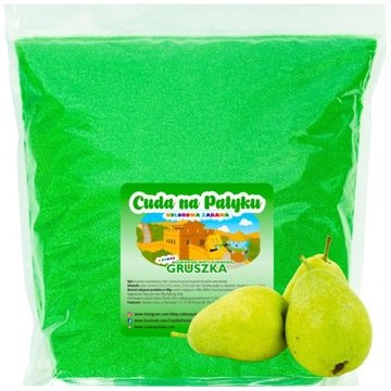 Kolorowy Cukier Do Waty Cukrowej do Maszyny Smakowy GRUSZKOWY GRUSZKA 5 KG
