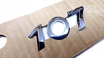 PEUGEOT 107 ZNAKY ZNAK NÁPIS