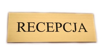 Personalizowana TABLICZKA DOWOLNA TREŚĆ na drzwi Grawer 20x7 cm filtr UV